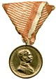 Small Bronze Military Bravery Medal, Franz Joseph