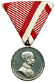 Franz Joseph Bravery Medal, Small Silver 'Der Tapferkeit'