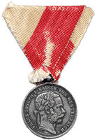 1866 Defense of Tyrol Medal. ( Die Denkmunze An Die Tiroler Landesverteidigung vom Jahre 1866)