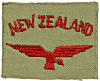 WW2 Commonwealth Air Training Plan (in Canada) - 'NEW ZEALAND' shoulder patch - large form, summer dress