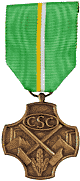 Begian Medal for Industrial Recognition, bronze grade (medaille hommage et reconnaissance des CSC)
