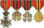 Belgium medals bar