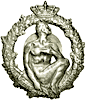 WW1 Injured Soldier badge. Soldat Belge Hors Combat