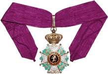 Belgian Order of Leopold I, Commander class by Fish Brussels