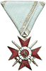 Bulgarian Order for Courage in Wartime (Military Bravery Order). This is the 3rd type of the award (1941), 4th class, 2nd grade issued during World War II