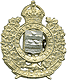 Le Regiment de Joliette, brass cap badge