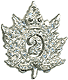 Queen's Own Rifles, white metal sweetheart badge by Birk