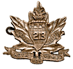 CEF 213 "Toronto Americans" cap badge for other ranks.