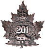 201st Toronto Light Infantry cap badge
