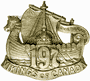 CEF (WW1) 197th Vikings of Canada cap badge