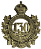 CEF 77th Overseas Battalion Ottawa hat badge