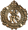 CEF 179 Cameron Highlanders of Canada cap badge