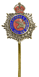 The Sault Ste. Marie and Sudbury Regiment (machine gun) unit stick pin or sweetheart pin