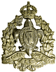 Le Regiment de Maisonneuve. Cap badge. Version without the buckle