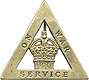 1916 On War Service badge by 'J.R. Gaunt & Son Ltd. London'