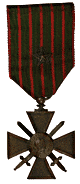 War Cross Croix de Guerre WWI WW1 Type A