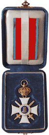 Hessen-Darmstadt Order of Philip the Brave (Orden Philipp des Großmütigen). Knight cross 1st class with CROWN and SWORDS (Ritterkreuz 1. Klasse mit Krone und Swertern) Hesse-Darmstadt Order of Philip the Brave Hessian Order Medal