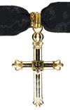 Teutonic - German Knights Order. Neck cross of Grand Master in gilt