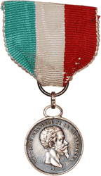 2nd War for Independence commemorative medal. Type: Vittorio Emanuele II Re DI'Sardegna/Napoleon III Empereur Des Francais