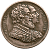 1817 - Commemorative Medal for re-establishment of the statue of King Henri IV at the Place du Pont Neuf in Paris.