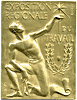 France - Regional exposition of Labour. 'Gold' plaque of gratitude