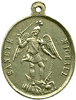 Old pilgrimage to Monte San Angelo (Punta San Michele) medal