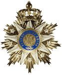 Order of Our Lady of Villa Vicosa, Grand Cross breast star of the order