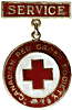 Canada, Red Cross Society service badge to: Mrs. Alton Coates, 1961 (engraved on reverse)