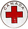 Canada, Red Cross hat badge. WW2 and later