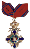 Order of Star of Romania, Commander with swords above - 1st type