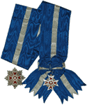 Crown of Romania Order, Grand Cross (Mare Cruce) 2nd type with full sash ribbon