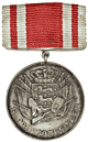 Danish Royal Guards (GARDERFORENINGEN) silver Medal