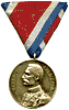 King Peter I of Serbia Crowning/Election medal