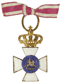 Spanish Order of Saint Hermenegildo, very old (type 1 - issued after Peninsular/Napoleonic Wars)