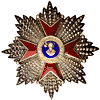Order of Saint Gregory the Great (Ordo Sanctus Gregorius or Ordine di San Gregorio Magno). Grand Cross breast star in silver, gilt and enamels